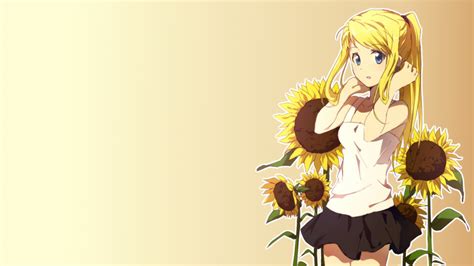 Anime Sunflower Hd Wallpapers Wallpaper Cave