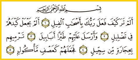 Read or listen al quran e pak online with tarjuma (translation) and tafseer. Surah Al Fil: Summary - Ali and Sumaya School