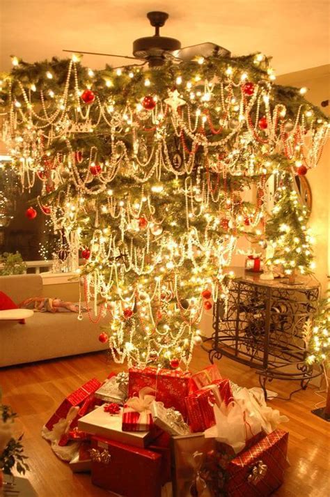 Today's christmas trees are shaped with the tip pointing to heaven. 30 Beautiful Upside Down Christmas Tree Ideas - Christmas Celebration - All about Christmas