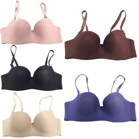Sexy Women Lingerie 30 40 AA A B C Light Padded Push Up Bra Invisible