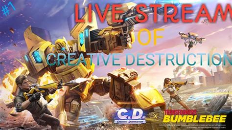 Live Stream Of Creative Destruction Noob Gameplay1live Stream Youtube