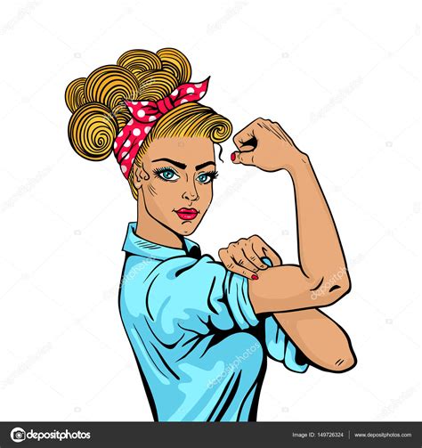 We Can Do It Woman Sexy Strong Girl Classical American Symbol Of Female Power Woman Rights