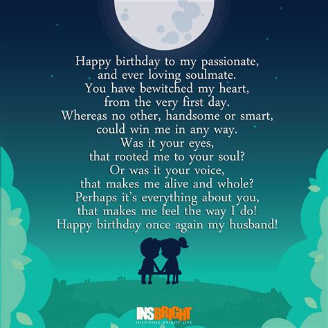 Romantic Happy Birthday Poems For Husband From Wife Insbright