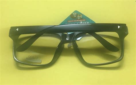 Hipsters Oversized Glasses Clear Lens Non Prescription Nerd Glasses Retro Black Ebay
