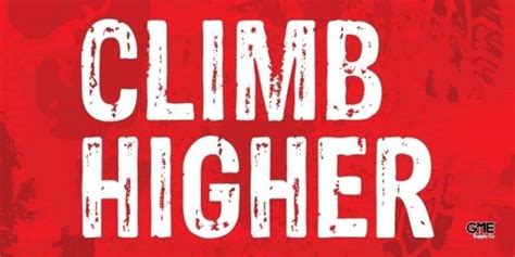 Climb Higher Workplace Motivational Poster