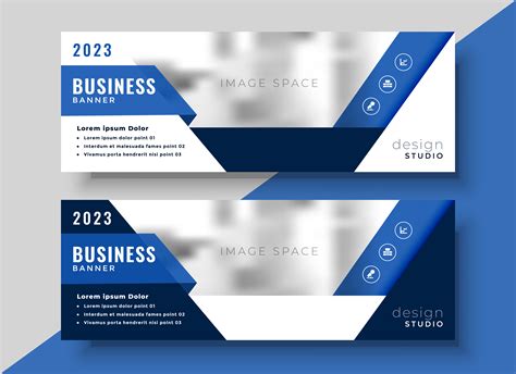 Placeit's online banner maker lets you create stunning banners for youtube, amazing facebook ads, stunning design once, download in all sizes. corporate blue banner design for your business - Download ...