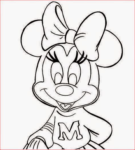 Free Printable Minnie Mouse Coloring Pages