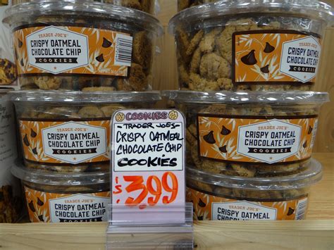 Trader Joes 365 Day 213 Crispy Oatmeal Chocolate Chip Cookies