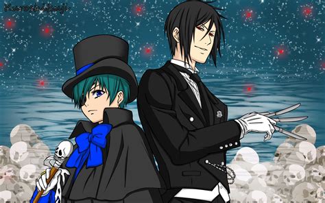 1080p Anime Black Butler Ciel Phantomhive Sebastian Michaelis Hd