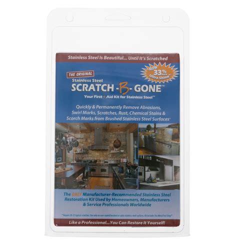 Most stainless steel appliance scratches can't be repaired because many are a type of painted finish not a true stainless unit. WX05X10210 | Scratch-B-Gone Stainless Steel Scratch Remover Kit | GE Appliances Parts