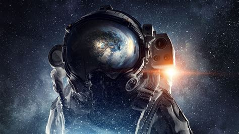 Download Wallpaper 2560x1440 Fantasy Astronaut Space Dual Wide 169