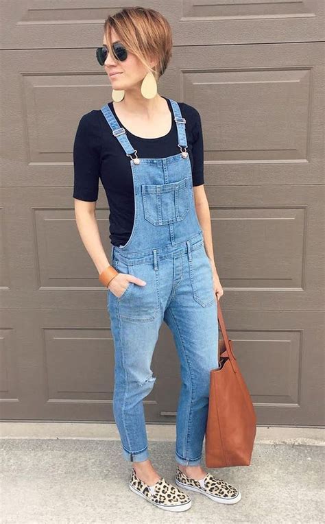 37 Trendy And Casual Outfits To Wear Everyday Overalls Outfit Denim