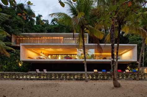World Of Architecture Modern Beach House In Brazil By Marcio Kogan