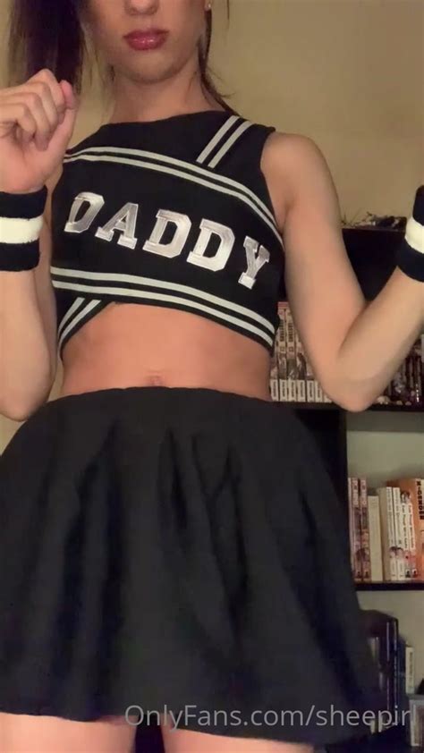 sheepirl a cheerleader with a very excited girl cock is ready to play porno videos hub