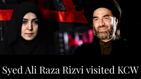 Syed Ali Raza Rizvi Visits Kauthar College For Women Islamabad Youtube