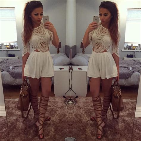 Rhia Olivia On Instagram Outfit White Crochet Playsuit From