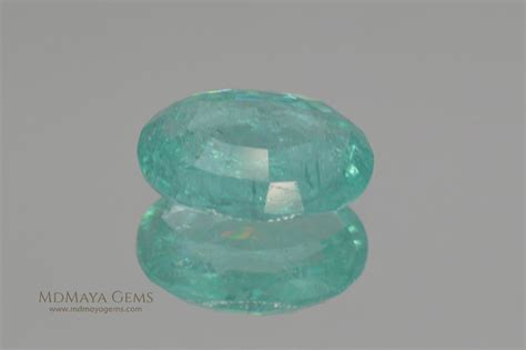 Neon Greenish Blue African Paraiba Tourmaline Oval Cut 243 Ct