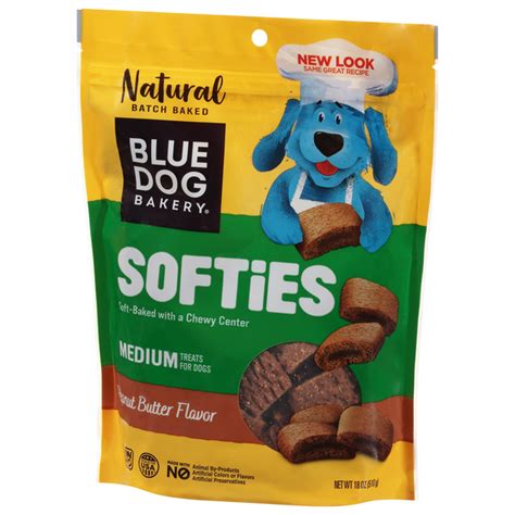 Blue Dog Bakery Treats For Dogs Peanut Butter Flavor Softies Medium