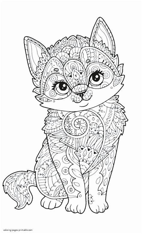 On this elephant, so many designs are drawn. Printable Zoo Animals Coloring Pages in 2020 | Adult coloring animals, Zoo animal coloring pages ...