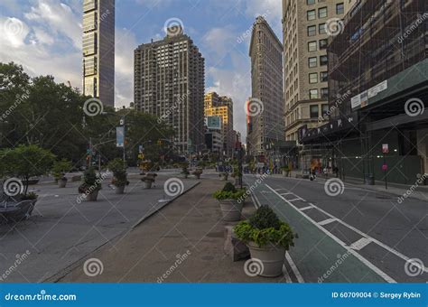 Intersection Of Broadway And Fifth Avenue Editorial Stock Image Image