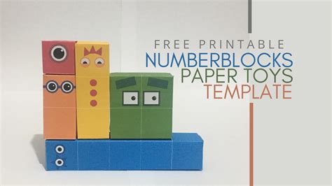Numberblocks Free Printable Paper Toy Template In Vrogue Co