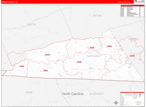 Maps Of Grayson County Virginia