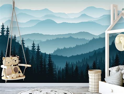 3d Mountain A2274 Removable Wallpaper Self Adhesive Wallpaper Extra
