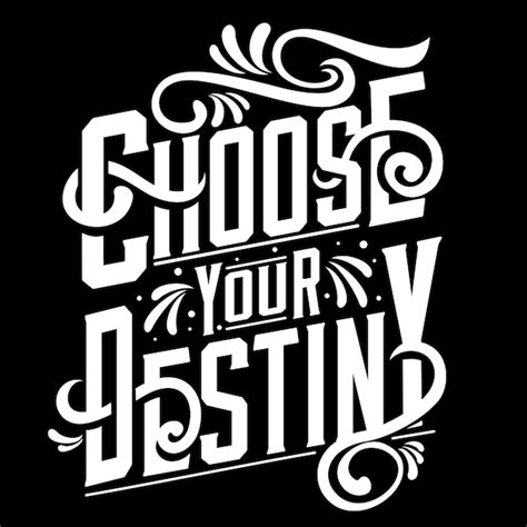 premium vector choose your destiny