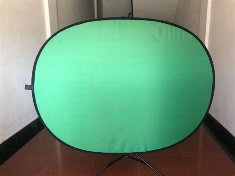 Hot Selling 150200 Cm Portable Green Screen Backdrop With Stand Blue