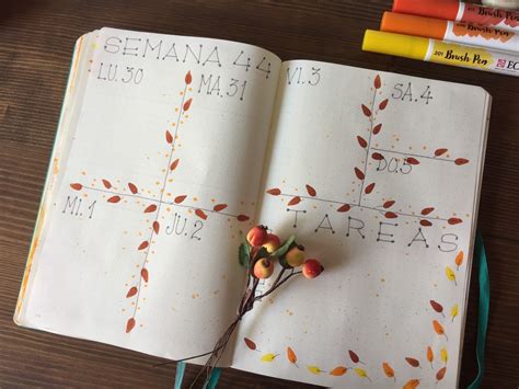 Bullet Journal Edici N Noviembre Tres Tulipanes Rojos