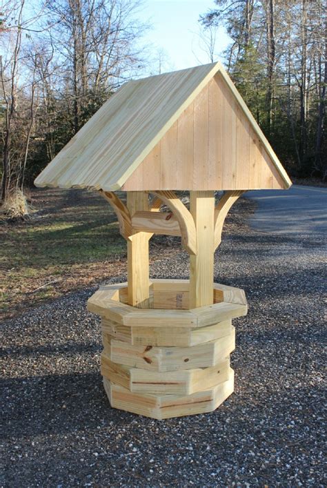 How To Build A 4 Ft Wooden Wishing Well Wood Plans With Photos