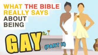 What The Bible Really Says About Being Gay Part Ii Youtube