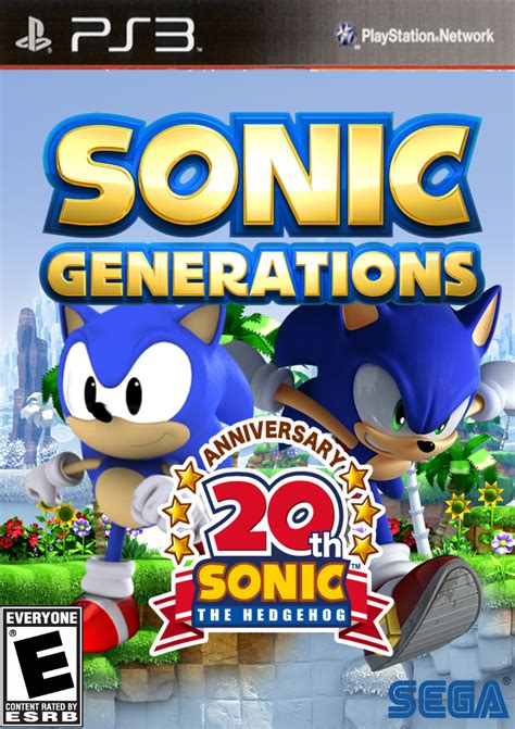 Viewing Full Size Sonic Generations Box Cover