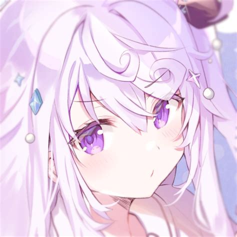 purple aesthetic anime pfp