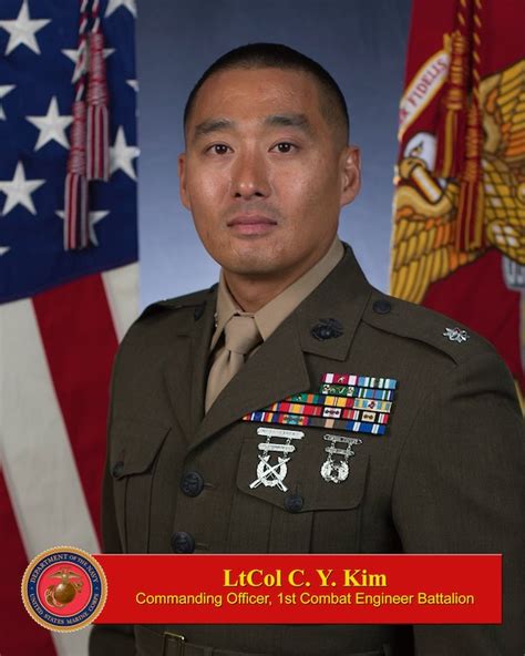 Lieutenant Colonel Christopher Y Kim 1st Marine Division Biography