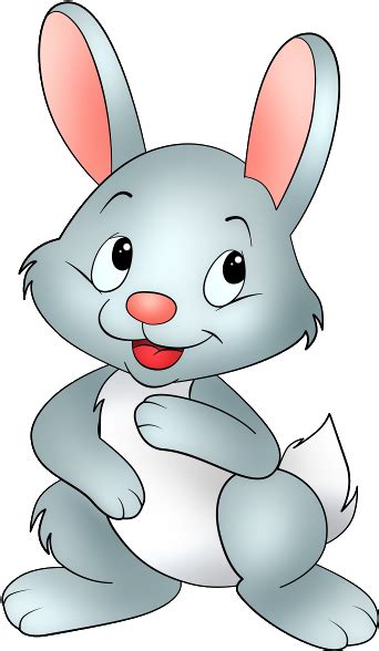 Clip Arts Related To Cartoon Rabbit No Background Png Download