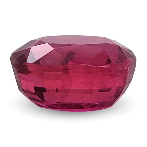 Natural Heated Ruby Purplish Red Color Cushion Shape 200 Carats With