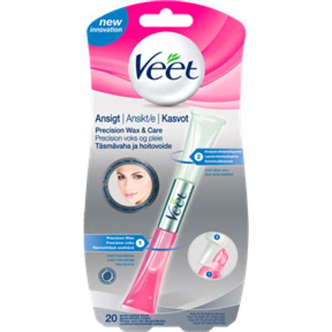 K B Veet Face Precision Wax Kit Strips Mecindo