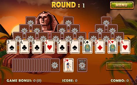 Card Games Pyramid Solitaire Ancient Egypt Joecaqwe
