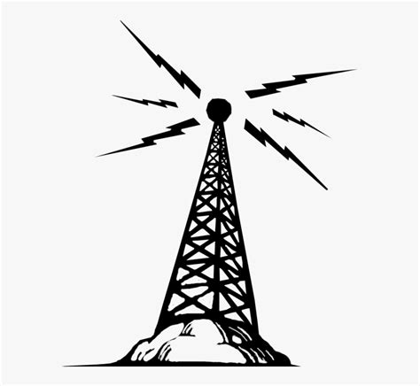 Royalty Free Communications Tower Clip Art Vector Images 35c
