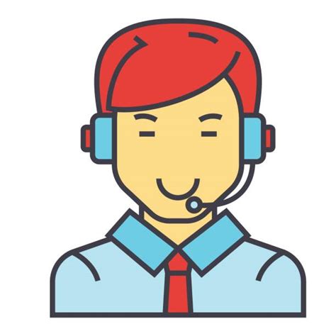 Royalty Free Call Center Agent Clip Art Vector Images And Illustrations