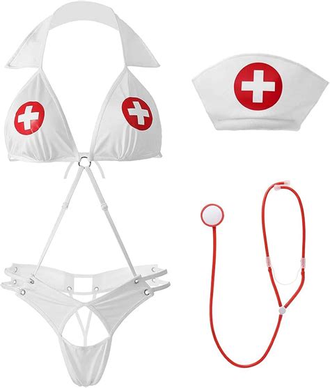 Sexy Nurse Costume Halloween Cosplay Women Lingerie Set Nurse Outfit Costume Clothing