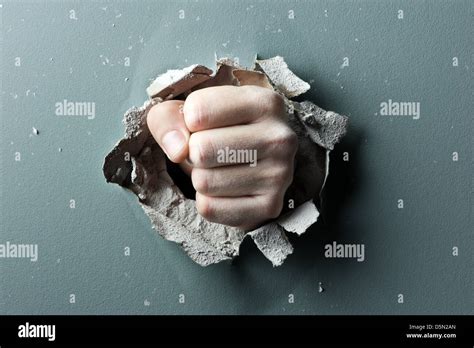 Breaking Through Wall Hi Res Stock Photography And Images Alamy