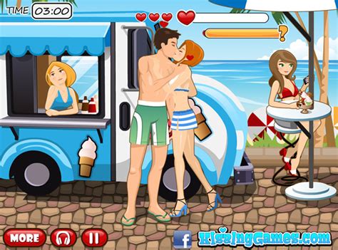 Kissing a way for two people to share a microbiome, so there is a evolutionary advantage to those who have someone to kiss. Play Beach Love - Free online games with Qgames.org