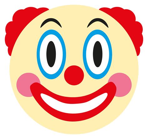 Clown Emoji SVG File Cricut Silhouette Cutting Files Etsy