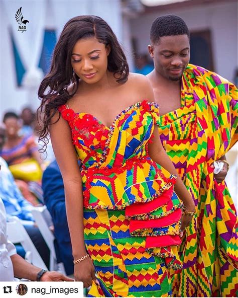 14 Gorgeous Kente Styles For Couples The Glossychic Kente Styles African Fashion