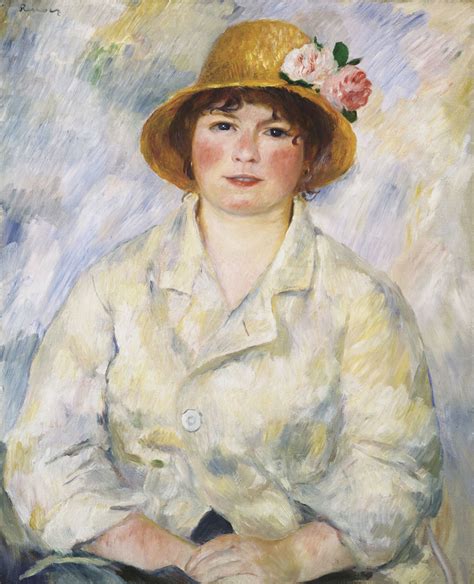 Portrait Of Madame Renoir Auguste Renoir Artwork On Useum