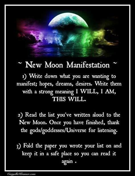 Its The New Moon Time To Set Your Intentions For The Futurefor Me