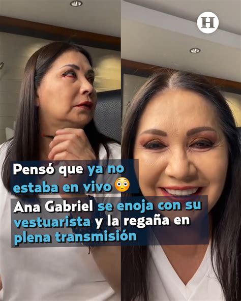 Pensó Que Ya No Estaba En Vivo 😳 Ana Gabriel Se Enoja Con Su