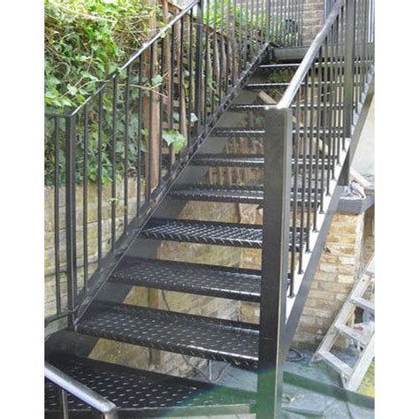 Our industrial metal stairs can be designed to ibc or osha standards with many stair landing, tread and finish options available. Outdoor Steel Staircase at Rs 75 /kilogram | Steel Staircase | ID: 13418098188